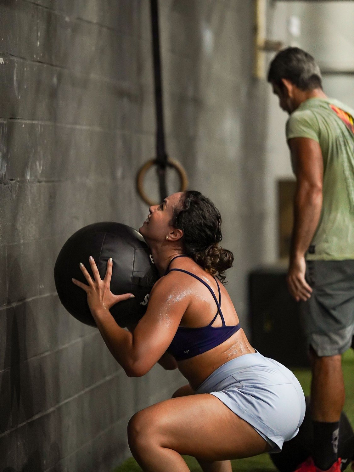 Natália Vieira treinando